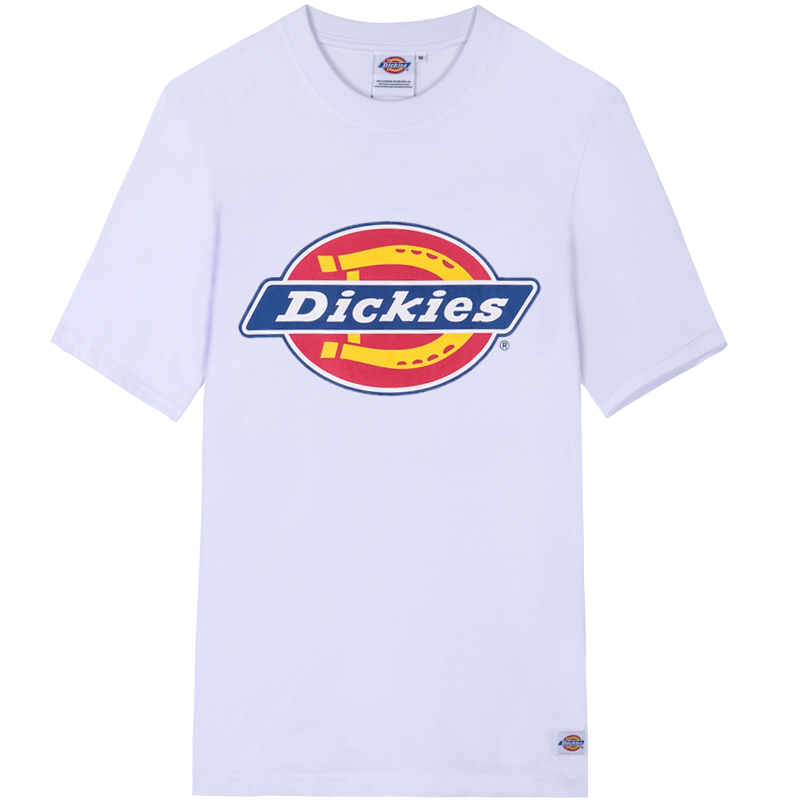 Dickies短袖T恤男帝客休闲运动棉半袖短Tee时尚情侣装24春季新款