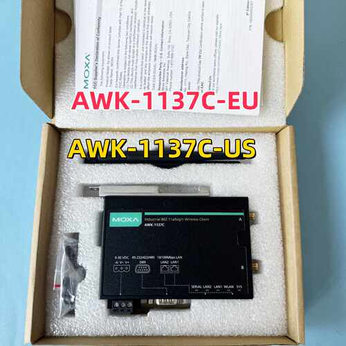 议价MOXA摩莎 AWK-1137C-EU/US/T工业无线AP客户端交换机 现货