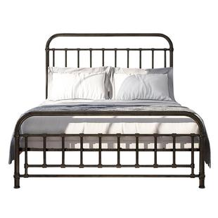 老匠铁艺床双人床可定制单人铁床儿童现代简约单人铁架子床钢架床