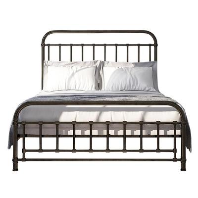 老匠北欧风单人加厚加固钢架床