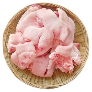 王明公土猪肉新鲜冷冻猪蹄子带筋农家散养黑土猪肉猪手2000克