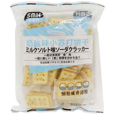斯曼科多口味小苏打饼干200g袋装
