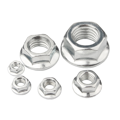 【可开专票】铁镀锌法兰六角螺母