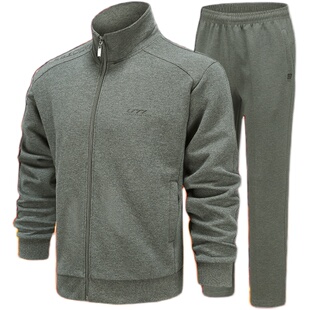 运动套装男春秋中老年男士休闲装套装男大码老人运动服套装男秋季