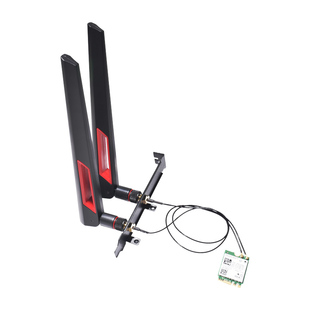 gxlinkstarWiFi6高速无线网卡电竞台式机专用AX210 AX200 AX201 M.2内置WiFi接收器双频5G千兆高增益10DB天线