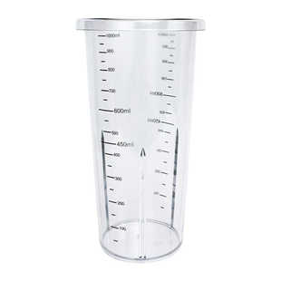 乐呵呵奶昔机配件PC可挂式大容量1000毫升塑料搅拌杯奶茶店奶昔杯