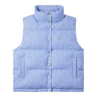 PSO Brand 女装格子马甲外穿保暖棉衣外套坎肩背心棉服女款冬季潮