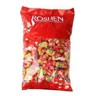乌克兰进口如胜小蜜蜂水果味果汁夹心软糖结婚喜糖圣诞节年货糖果
