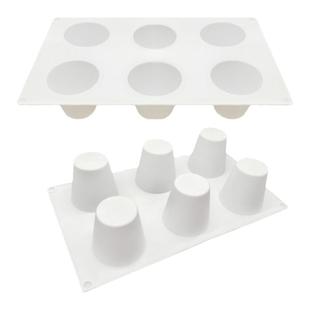 网红甜品仿真蘑菇慕斯硅胶模具半圆形锥形柱子巧克力蛋糕烘焙磨具