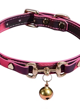 Aura Collar高端轻奢感温变色响铃铛项圈亚文化牵引绳choker项圈