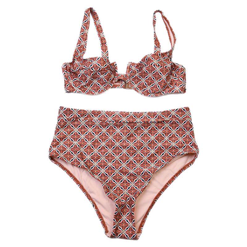 澳洲品牌复古聚拢比基尼bikini