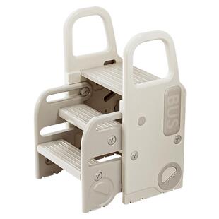 宝宝洗手台阶凳儿童洗漱台踩凳可折叠婴幼儿洗脸楼梯子垫脚踏增高