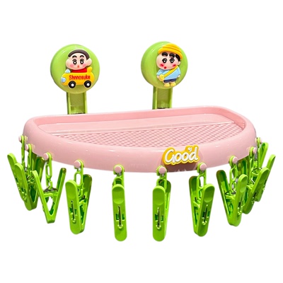 好好看！小新袜子晾晒架吸盘收纳