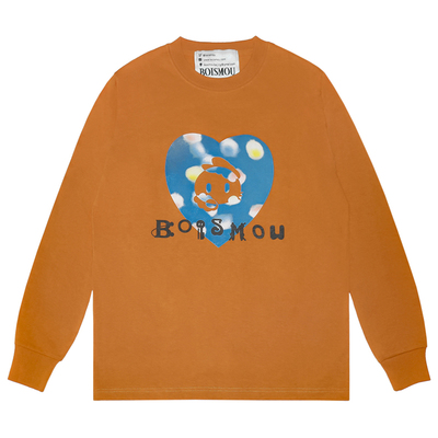 男女印花南瓜色卫衣纯棉街头可爱