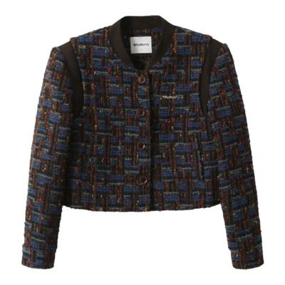 WhyBerry小香风短款机车服