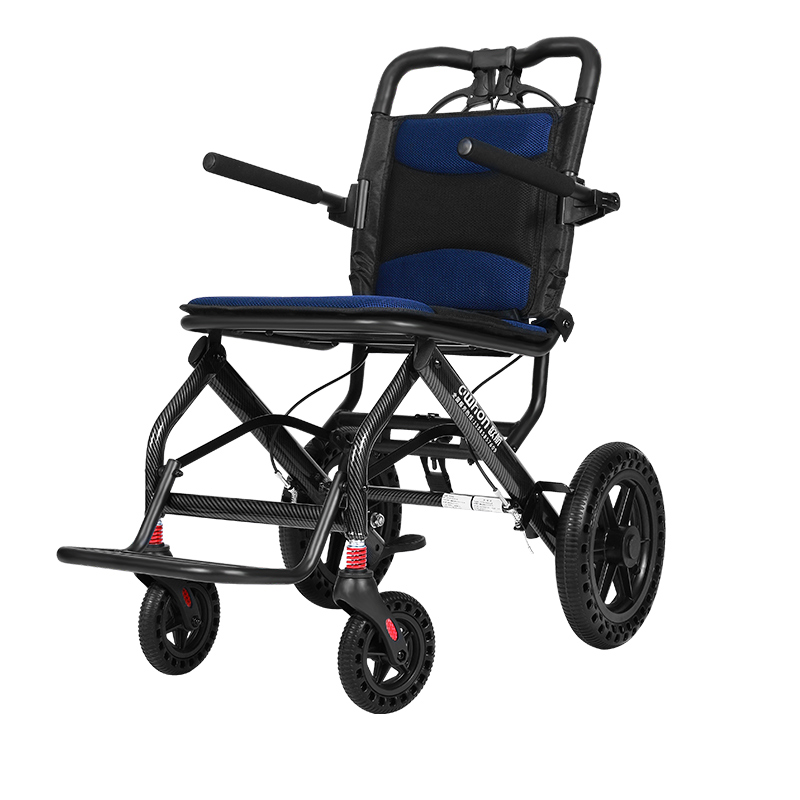 德国欧航超轻老人轮椅折叠轻便小可上飞机老人专用手动手推代步车