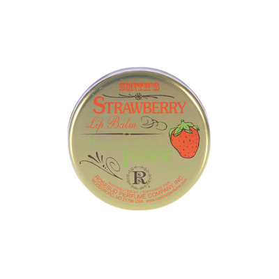 rosebudsalve草莓润唇膏保湿