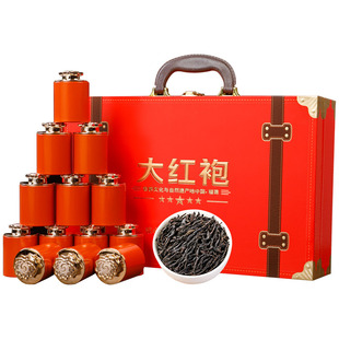 特级大红袍新茶叶浓香型肉桂乌龙茶武夷山岩茶高档礼盒装过年送礼