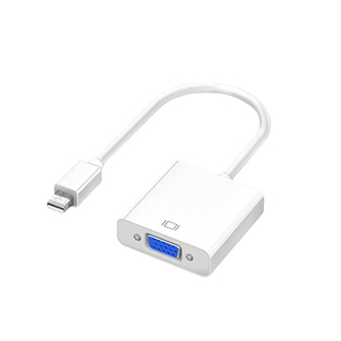 minidp转VGA线适用苹果MacBook戴尔笔记本电脑mini DP雷电2接头VGA转换器连接VGA线高清投影仪显示器同屏投屏