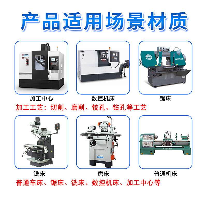 剂削切床车丝固金切属床数削体锯床化削控化切皂乳微粉攻机机油液