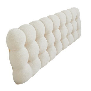 小雪球床头软包靠背卧室榻榻米无床头靠垫2026新款免拆洗床头靠枕