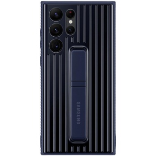 三星s22ultra手机壳原装S22+立式支架保护套防摔S22u行李箱透明壳