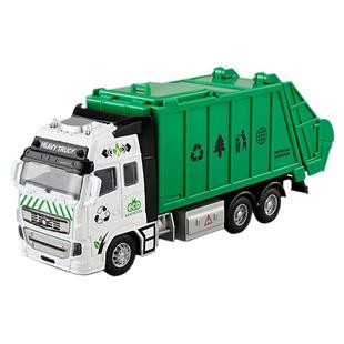 仿真垃圾车儿童玩具惯性清运垃圾分类桶环卫工程模型汽车男孩大号