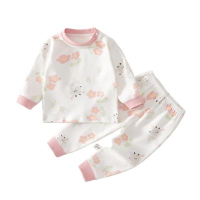 小聪熊婴儿衣服纯棉秋冬分体套装