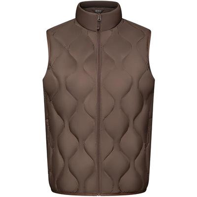 春季新款立领三防羽绒马甲背心