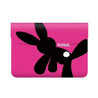 VISION粉色兔子笔记本电脑包