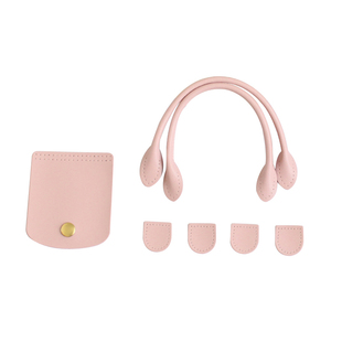 叉子新品蝶蝶团款mini饺子包套装真皮配件手工diy钩针拼布把手