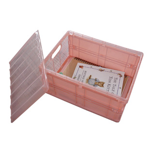 可折叠收纳箱学生书箱便携高中教室整理化妆品家居杂物宿舍储物箱