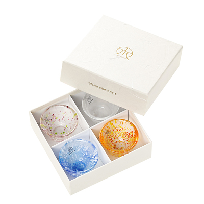 MOKUSHIN四季酒杯手作四色玻璃杯