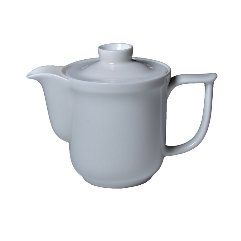 台湾三希陶瓷牙白易泡壶大茶壶