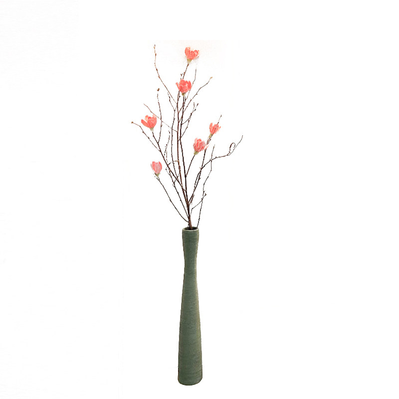 简约轻奢细高长陶瓷花瓶长枝干花大号插花器电视柜玄关柜入户摆件