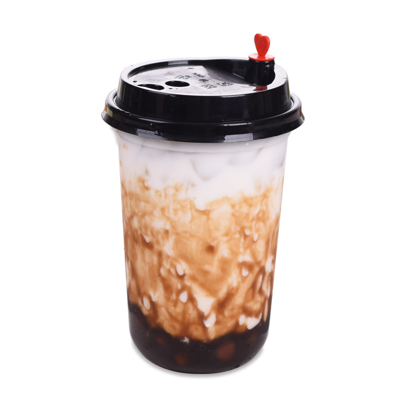 口径网红红脏脏鹿角巷u型奶茶杯