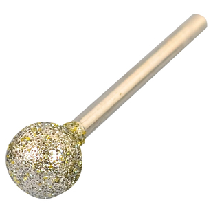 玉石雕刻工具F针球形圆头金刚砂磨针翡翠打磨玉雕金刚石2.35磨头