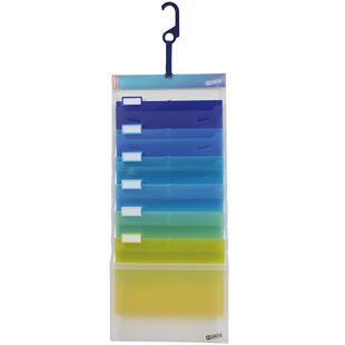 易达ESSELTE A4杂志试卷收纳用挂壁式文件袋可折叠文件夹课桌可挂可拆分多功能办公室文件资料收纳夹收纳袋