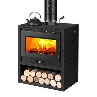 真火壁炉燃木柴火取暖炉民宿别墅冬天家用室内农村烧柴欧式烤火炉