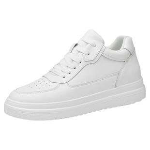 内增高小白鞋男女款春秋厚底板鞋6CM隐形增高白鞋8CM情侣鞋子10CM