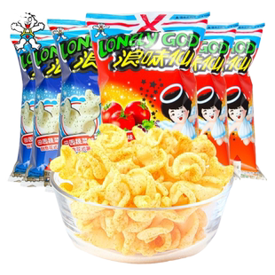 旺旺浪味仙70g蔬菜味番茄味散装包装花式薯卷儿童休闲零食小吃