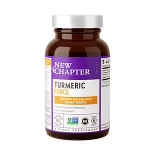 Newchapter新章姜黄素活性有机液体姜黄素胶囊护关节美国抗进口炎