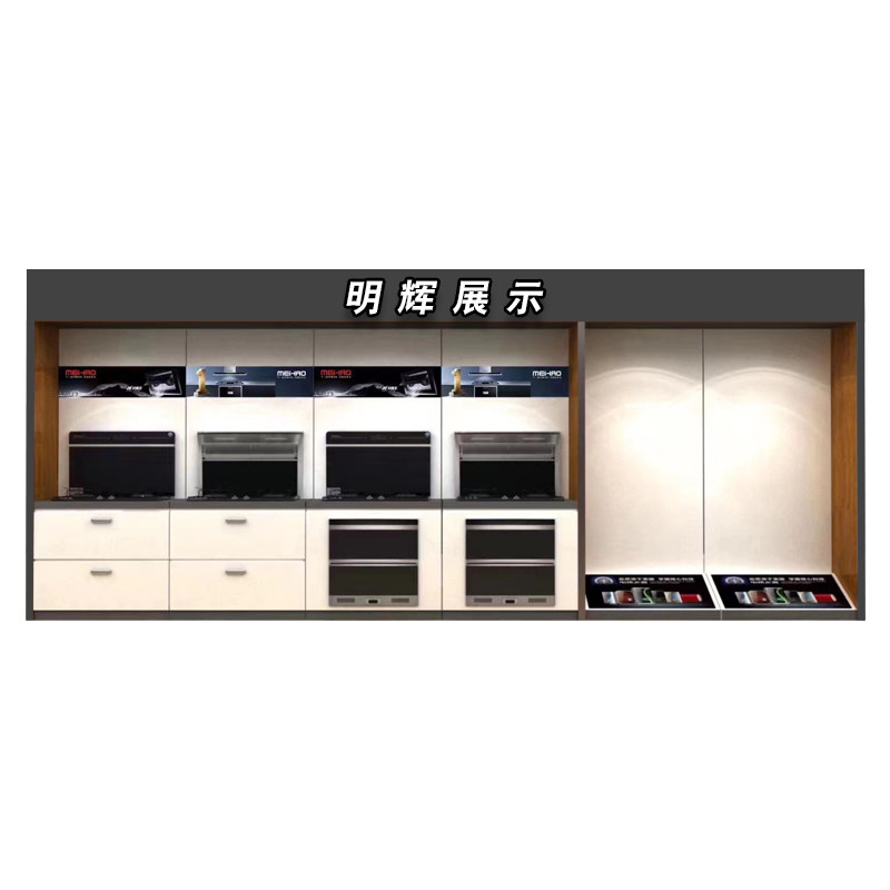 热销油烟机展示架展柜厨电货架热水器消毒柜燃气灶具烤免漆展台