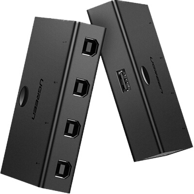 绿联打印机共享器usb口kvm切换器