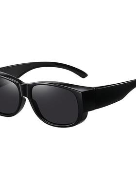 小框偏光套镜太阳镜女可套近视