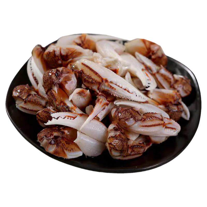 蟹钳新鲜冷冻醉蟹脚麻辣蟹钳生腌蟹钳花蟹钳麻辣小海鲜食材商用