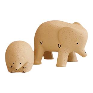 森林里动物丨仿木质树脂摆件可爱精致治愈萌物玩偶工艺品节日礼物