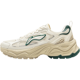 李宁休闲鞋 星环 男女款防滑耐磨减震回弹厚底增高经典休闲鞋