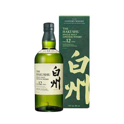 日本进口白州12年单一麦芽威士忌