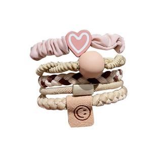 美拉德色系发圈头绳女扎马尾高弹力耐用橡皮筋高级感成人儿童发绳